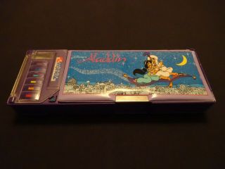 Disney Aladdin Touch 7 Pencil Case - Buttons Perform 7 Different Actions On Case