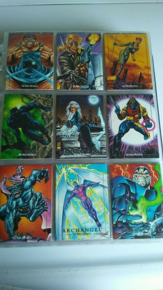 1992 Marvel Masterpieces Complete 100 Card Set,  Bonus 5 - D Chase Card