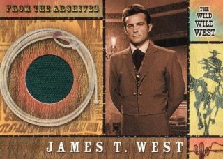 Wild Wild West Season 1 Robert Conrad As James T.  West Costume Card Cc1