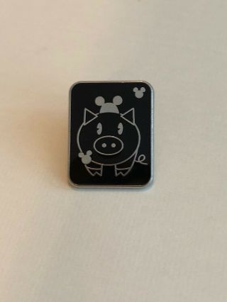 Wdw Hidden Mickey Pin Decal Pig With Mouse Ears Disney Pin 64830