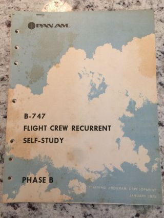Pan Am B - 747 Self Study,  200C Differences,  DC - 7C Manuals 2