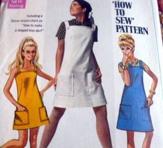 Lovely Vtg 1960s Dress & Blouse Sewing Pattern 12/34