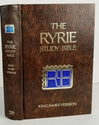 The Ryrie Study Bible,  King James Version Moody Press,  Hardcover