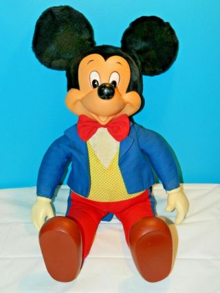 Rare Vintage 1988 Disney Applause Mickey Mouse Plush Stuffed Animal Toy 26 "