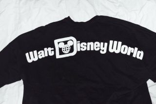 Walt Disney World Classic Black Spirit Jersey Adult Size Xl Sweater Authentic