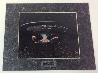 Star Trek Next Generation Uss Enterprise Special Edition Chromart Print