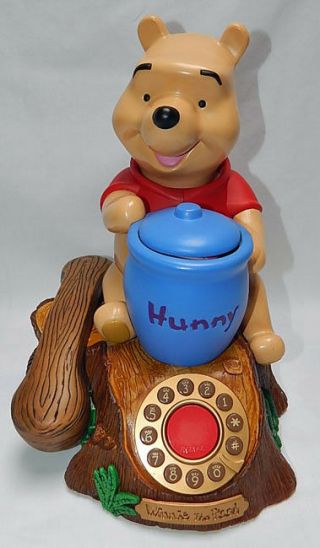 Very Cute Winnie The Pooh & Piglet Animated Telephone By Telemania