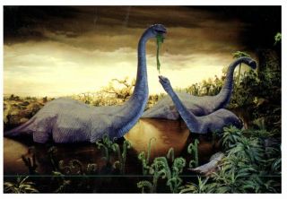 (75) Postcard - Dinosaur - Dinausaure - Dinosaurus - Disneyland