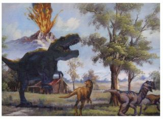 (75) Postcard - Dinosaur - Dinosaure - Dinosaurus
