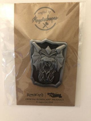 Runescape / Osrs - 18 Of 199 Official Ltd Edition 6th Anniversary Silver Dfs Pin