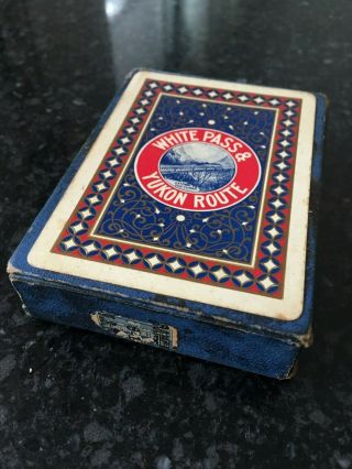 Rare 1907 White Pass & Yukon Route Alaska Railroad Souvenir Playing Cards