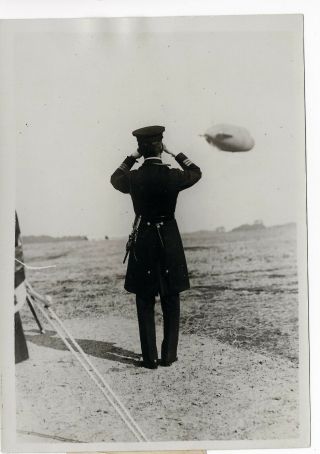 1930s Press Photograph Japanese War Air Ship The Comte Zeppelin 101