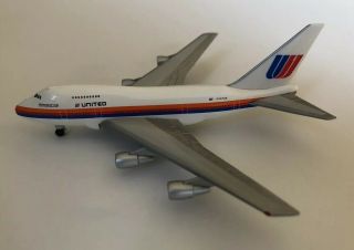 Vintage United Airlines 747 - Sp Herpa Wings 1/500 Scale Diecast Model