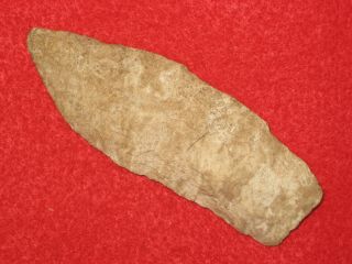 Authentic Native American Artifact Arrowhead 3 - 3/4 " Missouri Sedalia Point D14