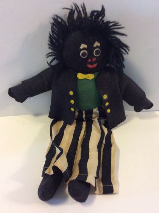 Vintage Black Americana Stuffed Folk Art Doll