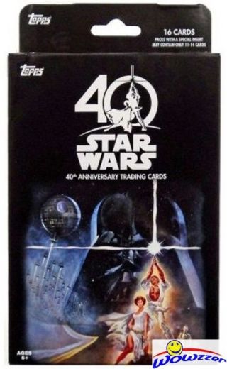 2017 Topps Star Wars 40th Anniversary Exclusive Factory Hanger Box