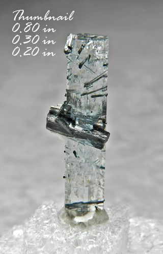Beryl Var.  Aquamarine Namibia Africa Minerals Crystals Gems - Min
