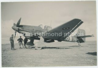 Raf Captured German Junkers Ju 87 Stuka Small Photo,  Hc058