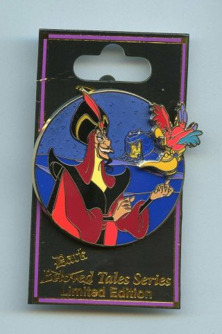 Dsf Disney Dark Tales Villain Jafar & Iago Aladdin Villains Event Le300 Pin