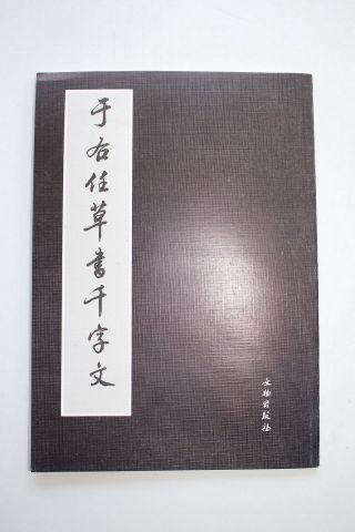 Chinese Calligrapher Yu Youren Cursive Script Qianziwen Brush Ink Art Technique