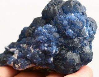 139g Natural Blue Fluorite Clusters in Inner Mongolia,  China 2