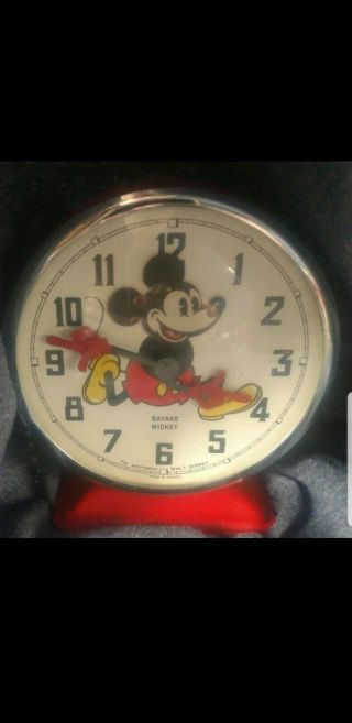 Antique Mickey Mouse Alarm Clock