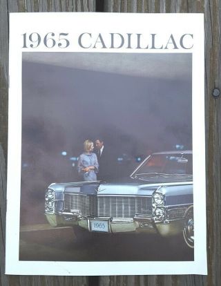 1965 Cadillac Car Dealership Sales Brochure Fleetwood Calais De Ville