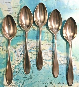 Rare Vintage Polish Joseph Fraget Silverplate Tea Spoons