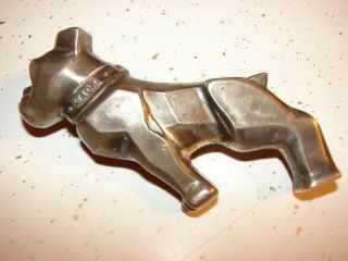 Vintage Mack Truck Bull Dog Bronze Side Ornament Emblem Collectible