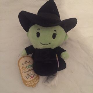 Hallmark Itty Bittys Plush Wizard Of Oz Wicked Witch Doll With Tag - (d/