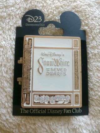 Storybook Snow White Disney Pin 91836 Treasures Of The Walt Disney Archives