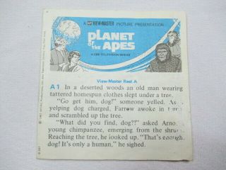Vintage 60s Planet Of The Apes View - Master Mini Comic Book 1967