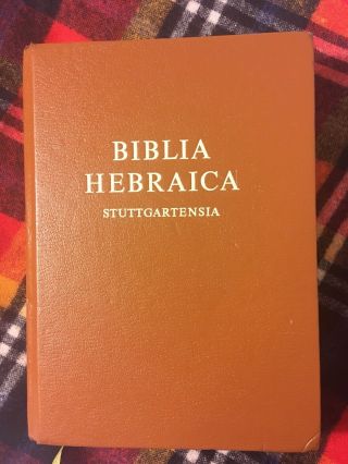 Biblia Hebraica Stuttgartensia 1997 Published In Germany Old Testament