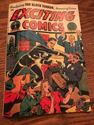 1946 Exciting Comics No.  48 June.  The Black Terror.