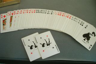 2 Decks Playboy Playing Cards Opened But 3