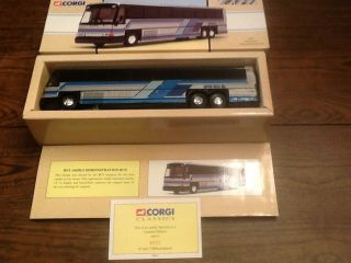 Corgi 98421 Mci Demonstrator Bus Diecast 1:50 Scale Limited Edition 0123of 7000