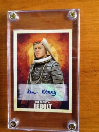 Star Wars Solo Ian Kenny Rebolt A - Ikr Autograph Signed 2018 Topps Card