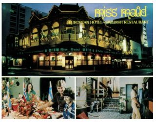 (v 1) Postcard - Australia - Wa Perth Miss Maud Swedish Smogesbord Restaurant