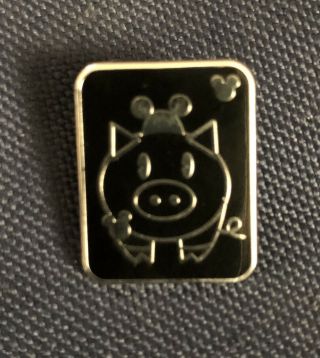 Wdw Hidden Mickey Pin Series Iii Decal Pig With Mouse Ears - Disney Pin 64830
