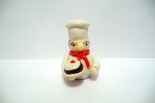 Thimble Handcrafted Polymer Clay Bryn Figural Of A Baker
