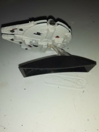Star Wars Millenium Falcon Micro Machines with collectors stand 2