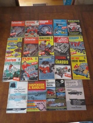 Old 1960s Car Auto Booklets Floyd Clymer Engine Swapping Rodding Spotlight Books