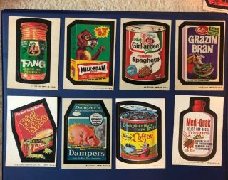 41 Vintage Topps Chewing Gum Wacky Packages Stickers