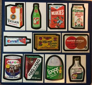 41 Vintage Topps Chewing Gum Wacky Packages Stickers 4
