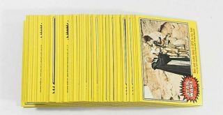 1977 Topps Star Wars 3rd Series 3 Complete 66 Yellow Trading Card Set Nm -