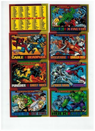 1993 Marvel Universe Complete 180 Card Set 2019