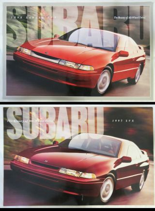 1996 And1997 Subaru Svx Oversized Brochure