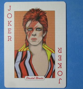 David Bowie - Single Swap Playing Card Joker - 1 Card