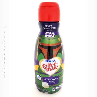 Coffee Mate Collectible Star Wars Limited Edition Pack Boba Fett Empty Bottle