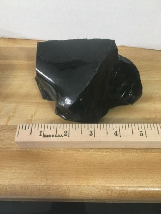 1lb10oz Obsidian Display Rough Volcano Dragon Glass Cabbing Tumble Rocks Crystal
